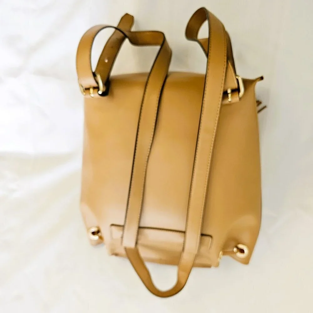 Aldo Dark Tan Unisex Backpack